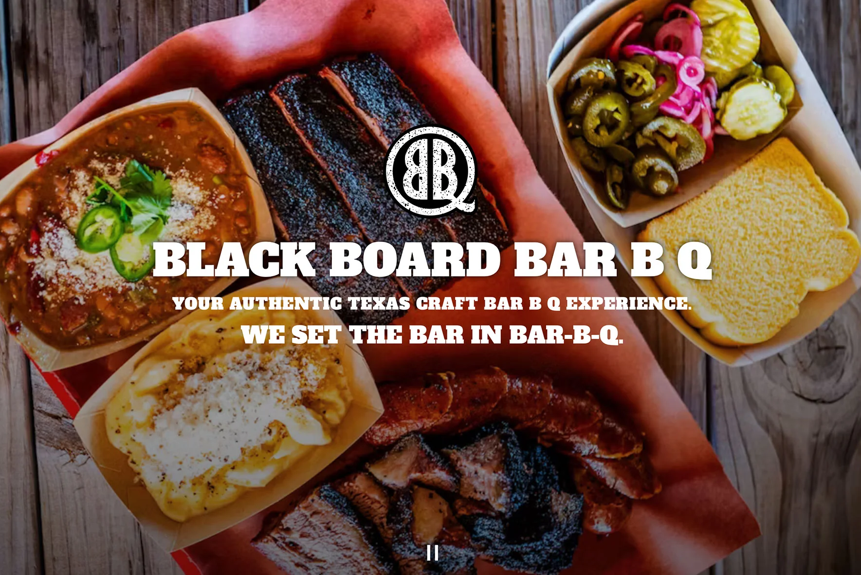 Black Board Bar B Q - Amazing Craft BBQ Sisterdale Tx